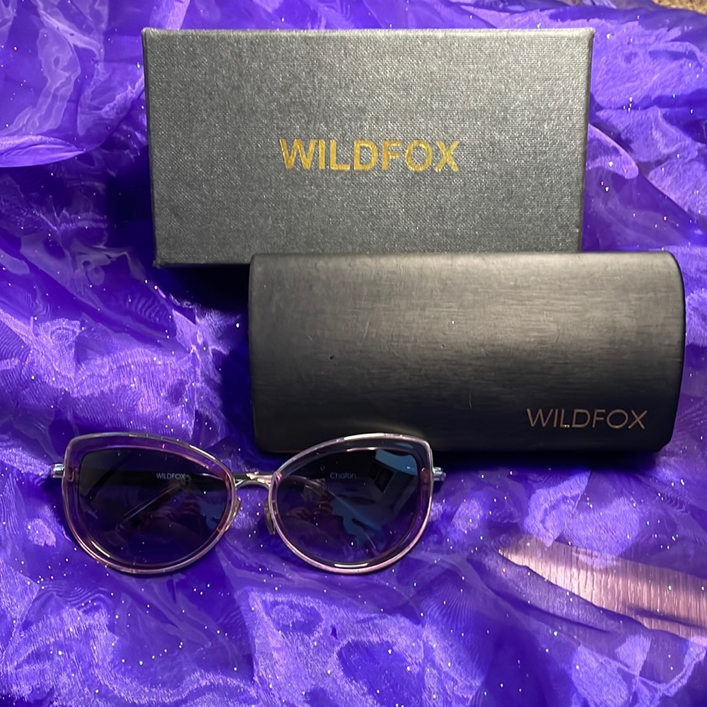 🎉Wildfox 💥RARE💥 Chaton Purple Sunglasses EUC
